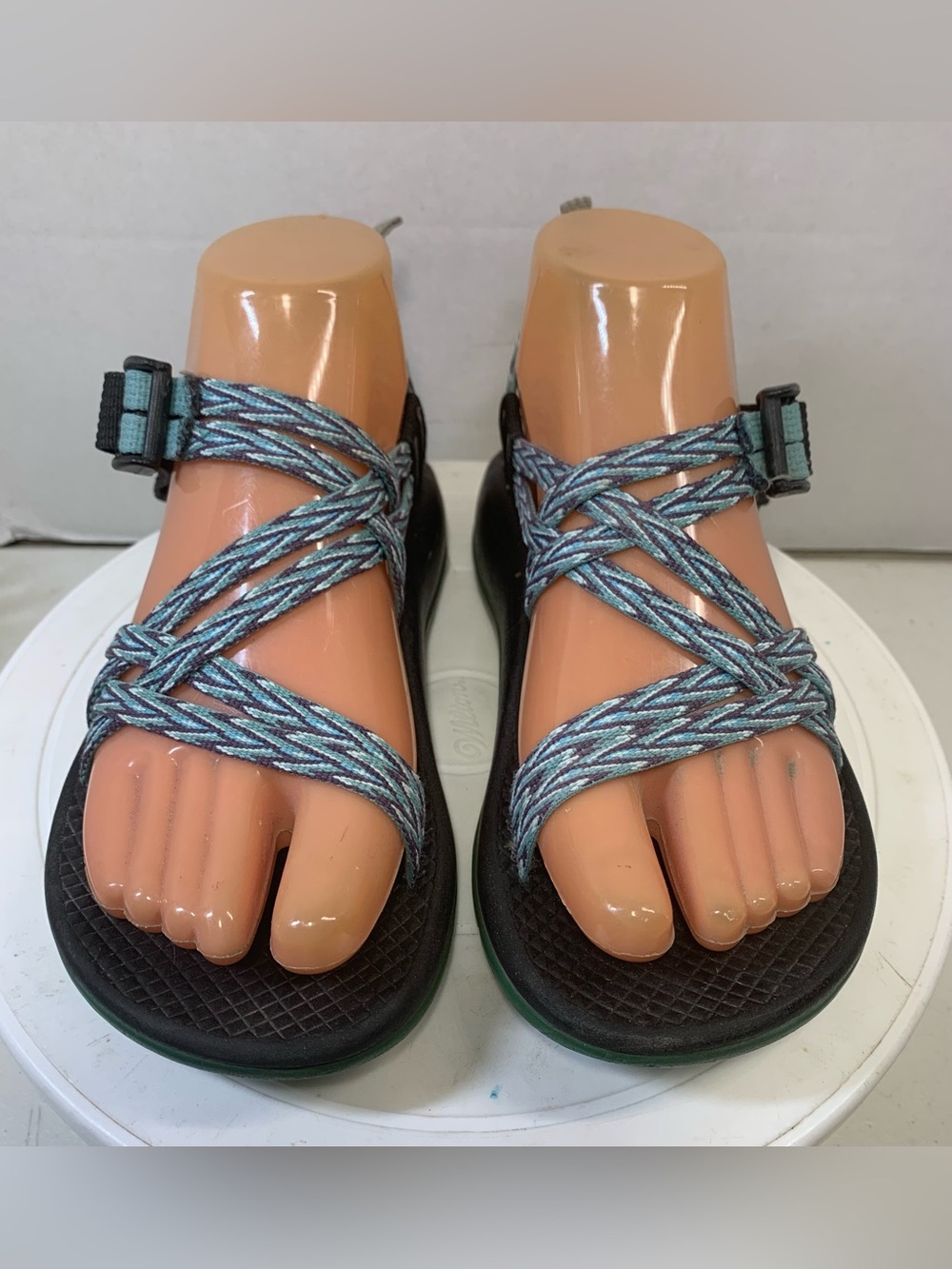 Chaco ZX/2 Classic Sport Purple Teal Blue Women Sandals. 3884